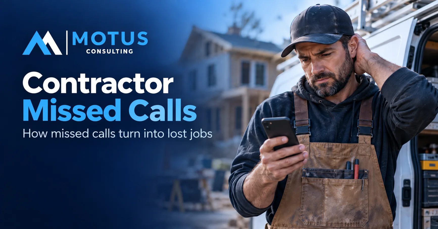 Contractor Looking At Missed Call